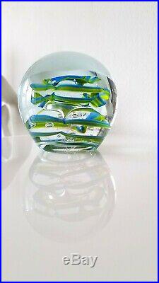 Vintage Ola Hoglund Studio Art Glass Paperweight Sculpture-Exceptional