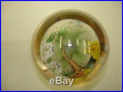 Vintage Old Very Rare A1 condition Dog Reverse Hand Painted Art Paperweight 4