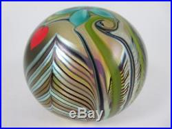 Vintage Orient & Flume Glass Paperweight ca. 1980 (#900-92)