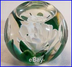 Vintage Pairpoint Crimp Rose Paperweight
