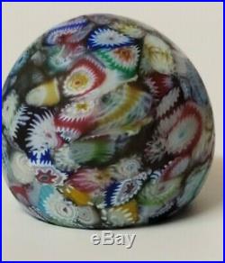 Vintage Paperweight Art Glass Millefiori Antique Collectible