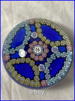 Vintage Perthshire Paperweight P1974 Millefiori Glass Early 1974 Crieff Scotland