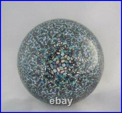 Vintage Quality Art Glass- Murano ClosePack Paperweight- Millefiori Canes- #68