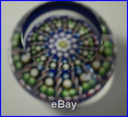 Vintage Quality Perthshire Spoke & Cane Millifiori Paperweight