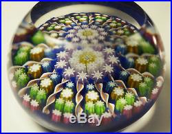 Vintage Quality Perthshire Spoke & Cane Millifiori Paperweight