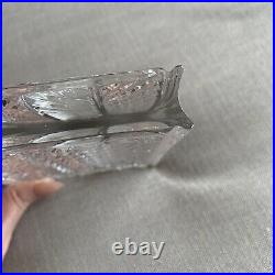 Vintage RALPH LAUREN Glen Plaid Crystal Book Paperweight Glass Preowned Stamped