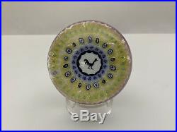 Vintage Rare Baccarat Gridel Rooster 1971 Paperweight #1109 1200 Ed Perthshire