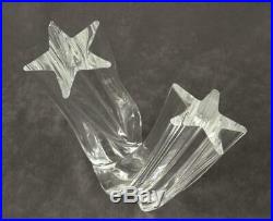 Vintage STEUBEN Art Glass Crystal Shooting Star Stream Paperweight Neil Cohen