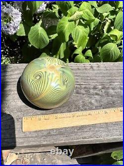 Vintage Signed'75 Correia Paperweight