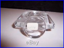 Vintage Signed Art Crystal Lalique Water Nymph Naiade Art Deco Paperweight