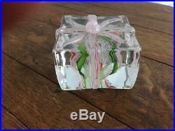 Vintage Signed Steven Lundberg Crown Gift Paperweight #WH-2