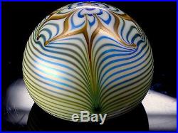 Vintage Smyers Art Glass Paperweight'76 Northern Star G664