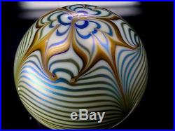 Vintage Smyers Art Glass Paperweight'76 Northern Star G664