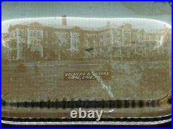 Vintage Soldiers & Sailors Home Erie Pa Glass Paperweight