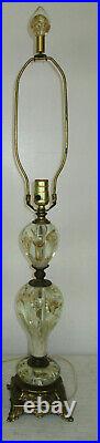 Vintage St. Claire Indiana Paperweight Tall Lamps withFinial A MUST SEE