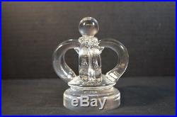 Vintage Steuben American Art Glass Crown Paperweight