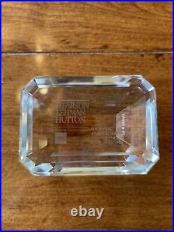 Vintage Tiffany & Co. Shearson Lehman Hutton Investment Paperweight, 1988