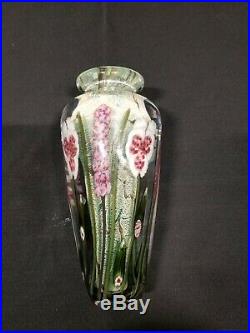 Vintage Vandermark Art Glass vase shaped Paperweight