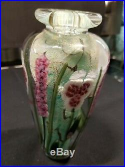 Vintage Vandermark Art Glass vase shaped Paperweight