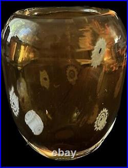 Vintage Venetian Crystal Glass Vase Paper Weight Chk Othr Interesting Items