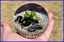 Vintage Victor Trabucco Art Glass Snake Paperweight