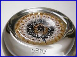 Vintage Whitefriars English Art Glass Paperweight Concentric Millifiori EX