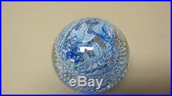 Vintage Whitefriars English Art Glass Paperweight, Great Colors