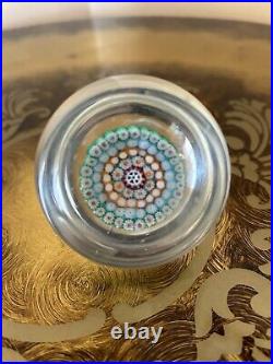 Vintage Whitefriars Millefiori Paperweight Date Cane 1975 Concentric Coloured