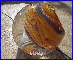 Vintage glass paperweight