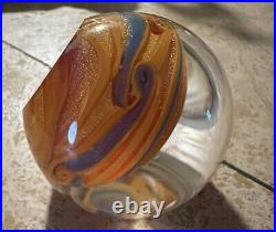 Vintage glass paperweight