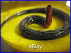 Vintage glass paperweight A F Carpenter snake- real beauty