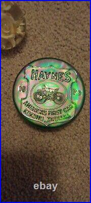 Vintage glass paperweights Haynes, Joe Rice And More. 9 Total