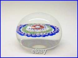 Vintage signed Baccarat glass paperweight