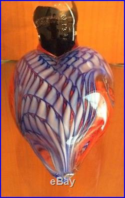 Vtg Maestro Murano Art Glass Life Size Duck Sculpture Italy Signed Vetri Di RARE