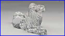 Waterford Crystal Lion Excellent Condition Paperweight Desk Ornament Glass