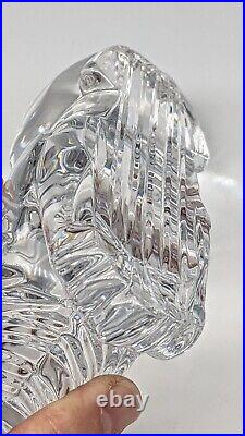 Waterford Crystal Lion Excellent Condition Paperweight Desk Ornament Glass