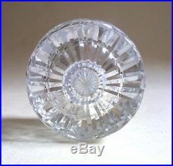 Wedgwood Glass Rare Vintage CUT Crystal PAPERWEIGHT. 1970's Ceramic Flower