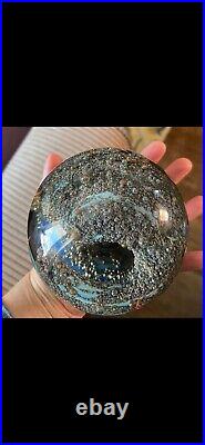 Zellique Studio Glass Fish Aquarium Magnum Paperweight Signed